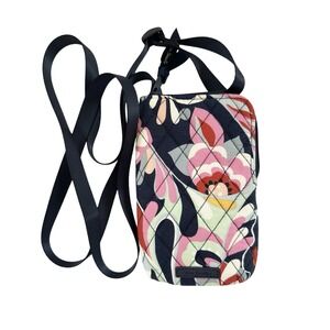 Vera Bradley MIni Cellphone Crossbody RFID MOD PAISLEY Adjustable‎ Strap
